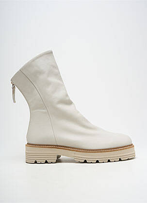 Bottines/boots talon bas talon de 4 à 6cm blanc SEMERDJIAN femme