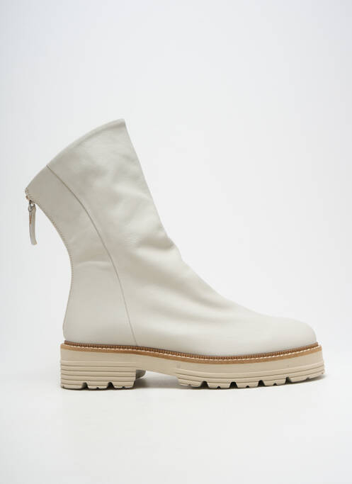 Bottines/boots talon bas talon de 4 à 6cm blanc SEMERDJIAN femme