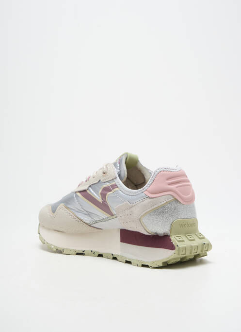 Baskets argent VICTORIA femme