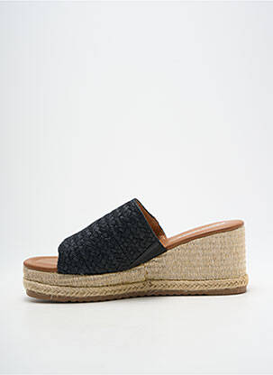 Mules/sabots bout ouvert talon de 7 à 9cm noir REFRESH femme