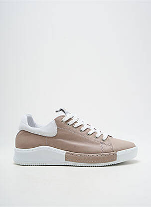 Baskets semelle amovible talon plat jusqu'à 3cm beige CHARLOTTE OF SWEDEN femme