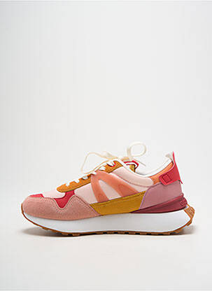 Baskets semelle amovible talon plat jusqu'à 3cm rose GIOSEPPO femme