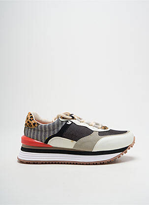Baskets semelle amovible talon plat jusqu'à 3cm noir GIOSEPPO femme