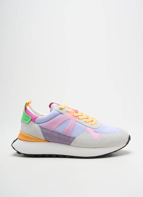 Baskets semelle amovible talon plat jusqu'à 3cm violet GIOSEPPO femme