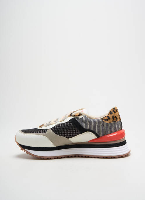 Baskets semelle amovible talon plat jusqu'à 3cm noir GIOSEPPO femme