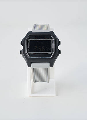 Montre fermeture fermoir mousqueton gris IAM homme