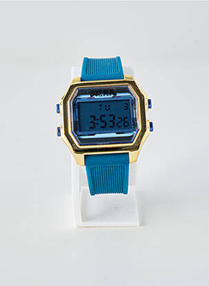 Montre fermeture fermoir mousqueton bleu IAM homme