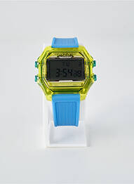 Montre fermeture fermoir mousqueton bleu IAM homme