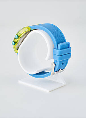 Montre fermeture fermoir mousqueton bleu IAM homme