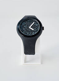 Montre fermeture fermoir mousqueton noir AM:PM homme