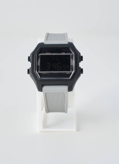 Montre fermeture fermoir mousqueton gris IAM homme