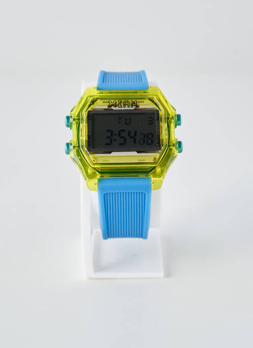 Montre fermeture fermoir mousqueton bleu IAM homme