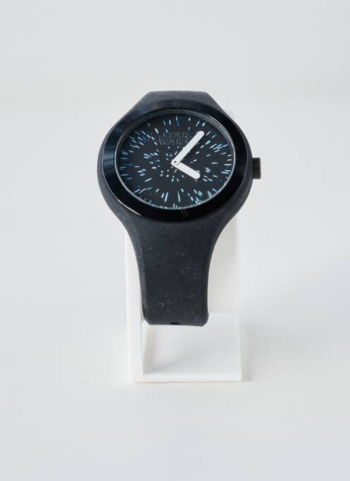 Montre fermeture fermoir mousqueton noir AM:PM homme