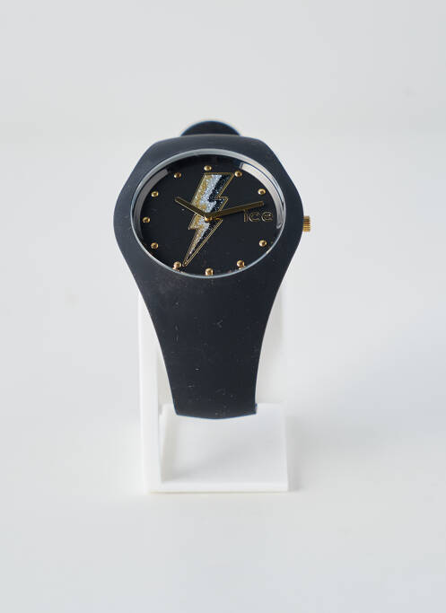 Montre fermeture fermoir mousqueton noir ICE WATCH femme