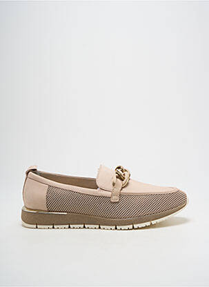 Mocassins matière lisse talon plat jusqu'à 3cm beige TAMARIS femme