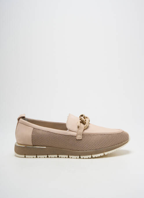 Mocassins matière lisse talon plat jusqu'à 3cm beige TAMARIS femme