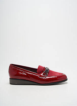 Mocassins voute plantaire talon plat jusqu'à 3cm rouge JMG HOUCKE femme