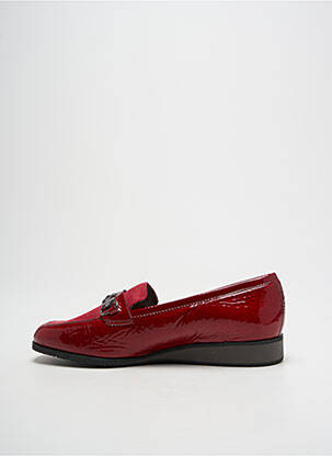 Mocassins voute plantaire talon plat jusqu'à 3cm rouge JMG HOUCKE femme