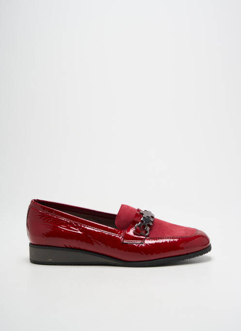 Mocassins voute plantaire talon plat jusqu'à 3cm rouge JMG HOUCKE femme