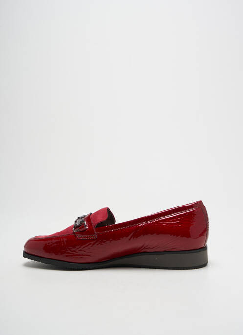 Mocassins voute plantaire talon plat jusqu'à 3cm rouge JMG HOUCKE femme