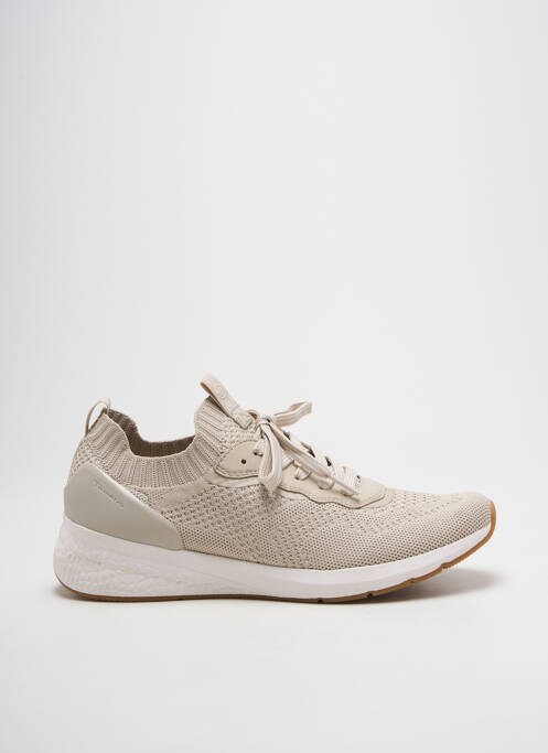 Baskets beige TAMARIS femme