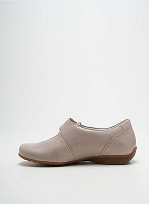 Chaussures de confort tissage satiné talon plat jusqu'à 3cm beige MOBILS femme