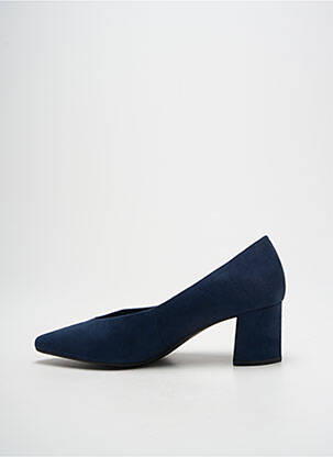 Escarpins talon bottier talon de 4 à 6cm bleu MARCO TOZZI femme