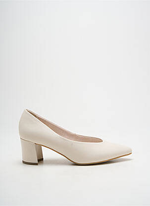 Escarpins talon bottier talon de 4 à 6cm beige MARCO TOZZI femme
