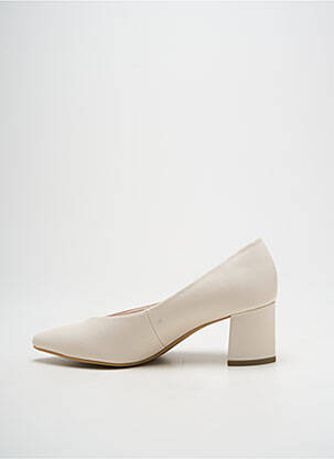 Escarpins talon bottier talon de 4 à 6cm beige MARCO TOZZI femme