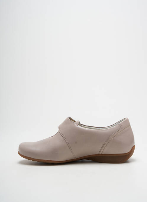 Chaussures de confort tissage satiné talon plat jusqu'à 3cm beige MOBILS femme