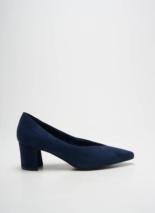 Escarpins talon bottier talon de 4 à 6cm bleu MARCO TOZZI femme