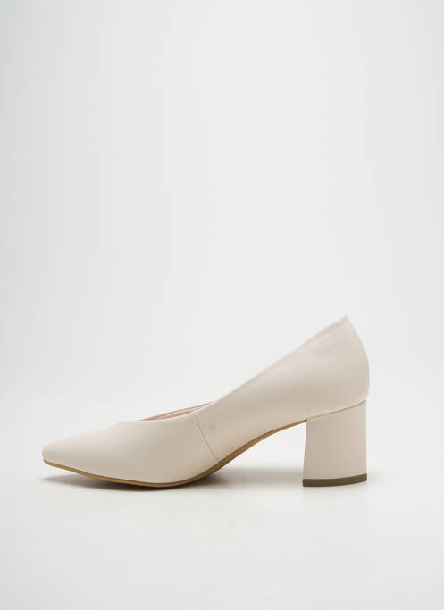 Escarpins talon bottier talon de 4 à 6cm beige MARCO TOZZI femme