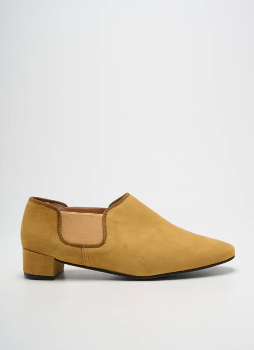 Bottines/boots nubuck talon plat jusqu'à 3cm jaune BISUE BALLERINAS femme
