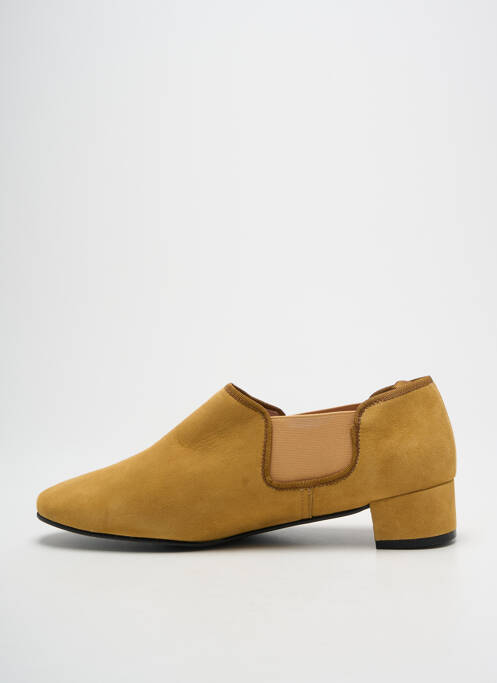 Bottines/boots nubuck talon plat jusqu'à 3cm jaune BISUE BALLERINAS femme