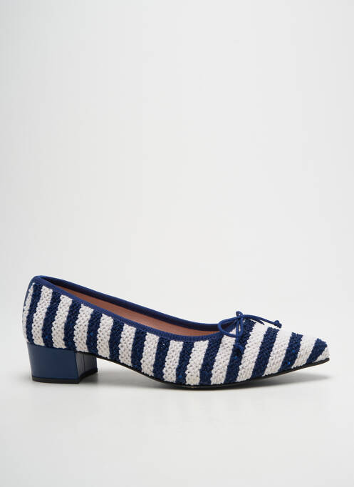 Ballerines talon plat jusqu'à 3cm bleu BISUE BALLERINAS femme