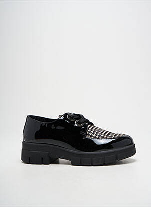 Derbies matière lisse talon de 4 à 6cm noir HIRICA femme