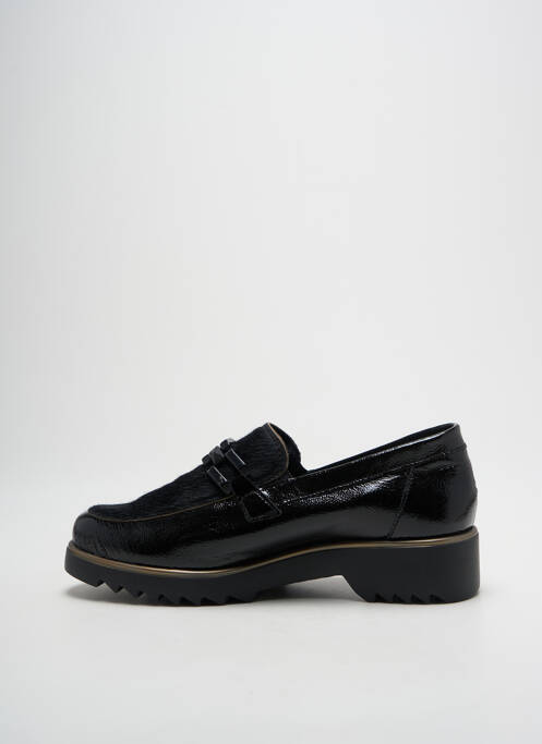 Mocassins effet froissé talon plat jusqu'à 3cm noir HIRICA femme