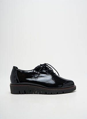 Derbies effet froissé talon plat jusqu'à 3cm noir HIRICA femme