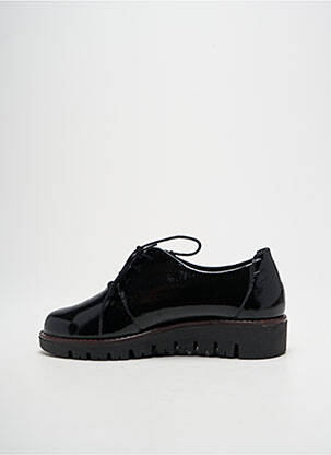 Derbies effet froissé talon plat jusqu'à 3cm noir HIRICA femme