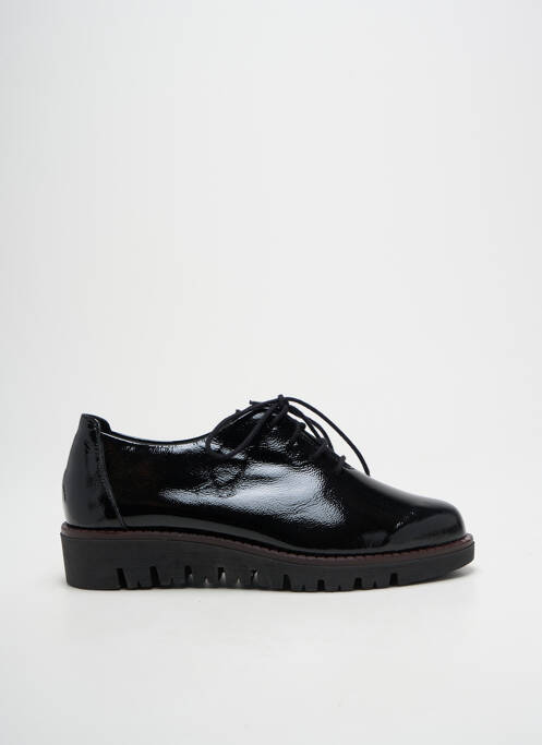 Derbies effet froissé talon plat jusqu'à 3cm noir HIRICA femme