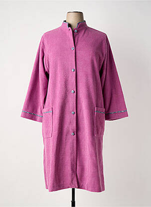 Robe de chambre fermeture boutonnée sur le devant violet PRIVILEGE femme