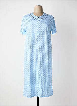 Chemise de nuit imprimé pois bleu ARY & BELLE femme