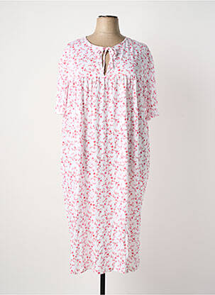 Chemise de nuit imprimé fantaisie blanc PRIVILEGE femme