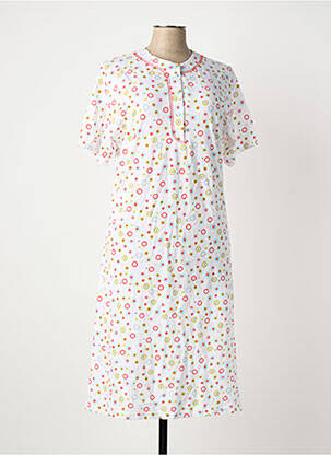 Chemise de nuit imprimé fantaisie blanc PRIVILEGE femme