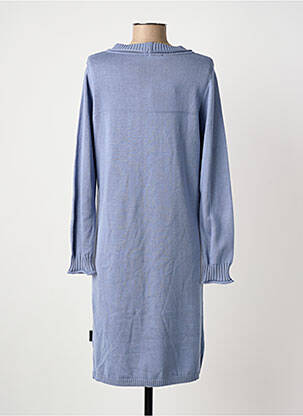 Robe pull coupe droite manches longues violet CAPUCCINO femme