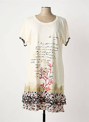 Chemise de nuit beige MASSANA femme