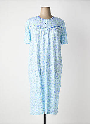 Chemise de nuit bleu ARY & BELLE femme