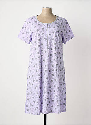 Chemise de nuit violet MASSANA femme