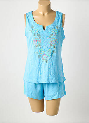 Pyjashort bleu REVIC femme