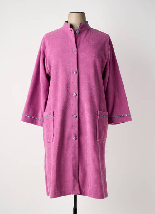 Robe de chambre fermeture boutonnée sur le devant violet PRIVILEGE femme
